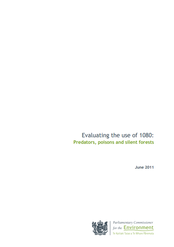 Evaluating the use of 1080: PCE Report