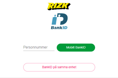 sign in at Rizk casino