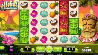 Aloha! Cluster Pays slot symbols