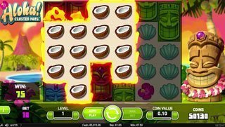 Aloha! Cluster pays slot winnings