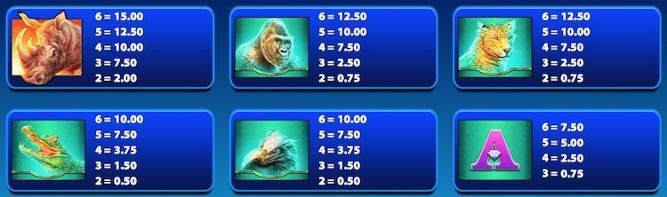 Raging Rhino symbols