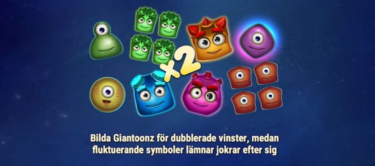 Reactoonz slot with instructions for free