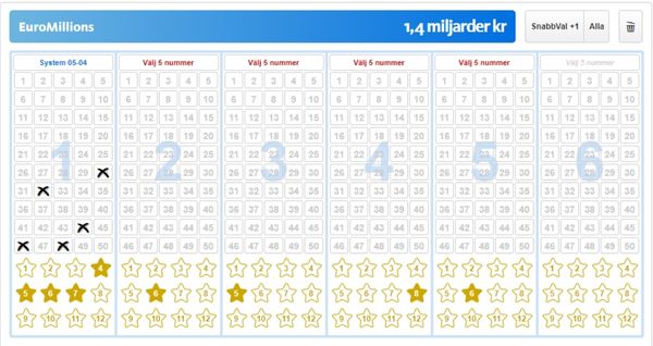 EuroMillions lottery results
