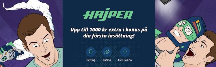 hajper casino bonuses