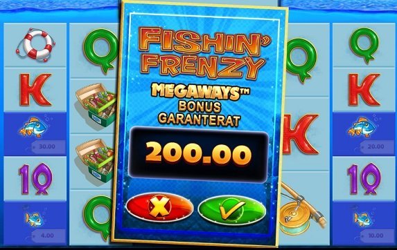 fishin frenzy bets