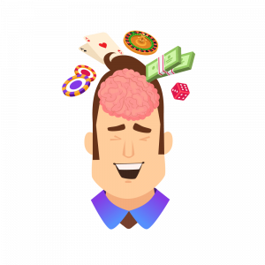 The brain is affected by gambling