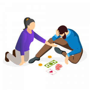 Dependent gambling