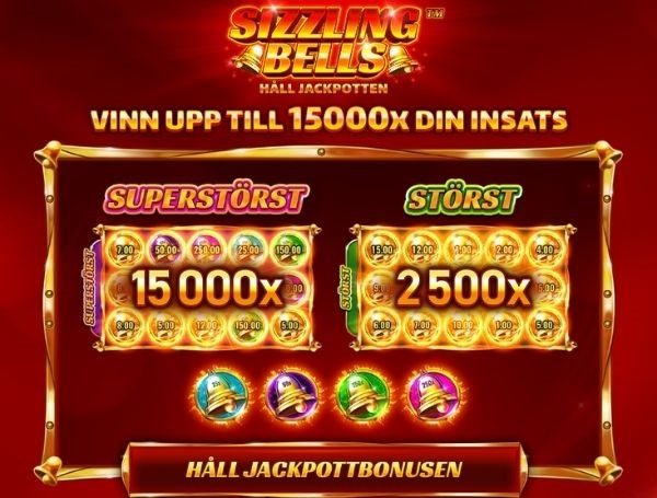 sizzeing bells win
