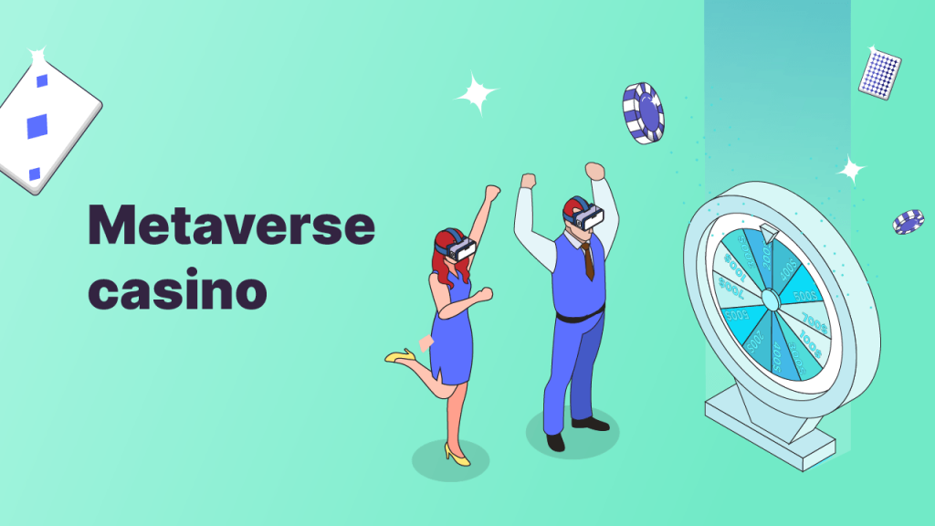 two people play metaverse casino
