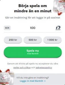 lucky days casino login with BankID