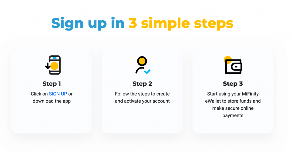 get mifinity in three step guide